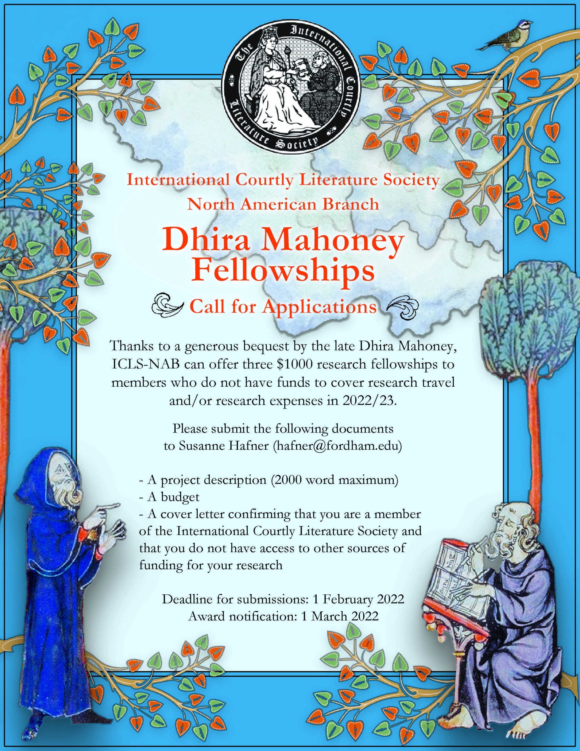 Dhira Mahoney Fellowships Call For Applications